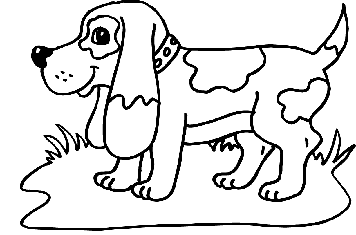 Dog coloring page